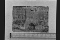 O+ 054
<br/>
De stadszijde van de West- of Utrechtse Poort te Rhenen
<br/>
<em>Rembrandt (1606-1669)</em>